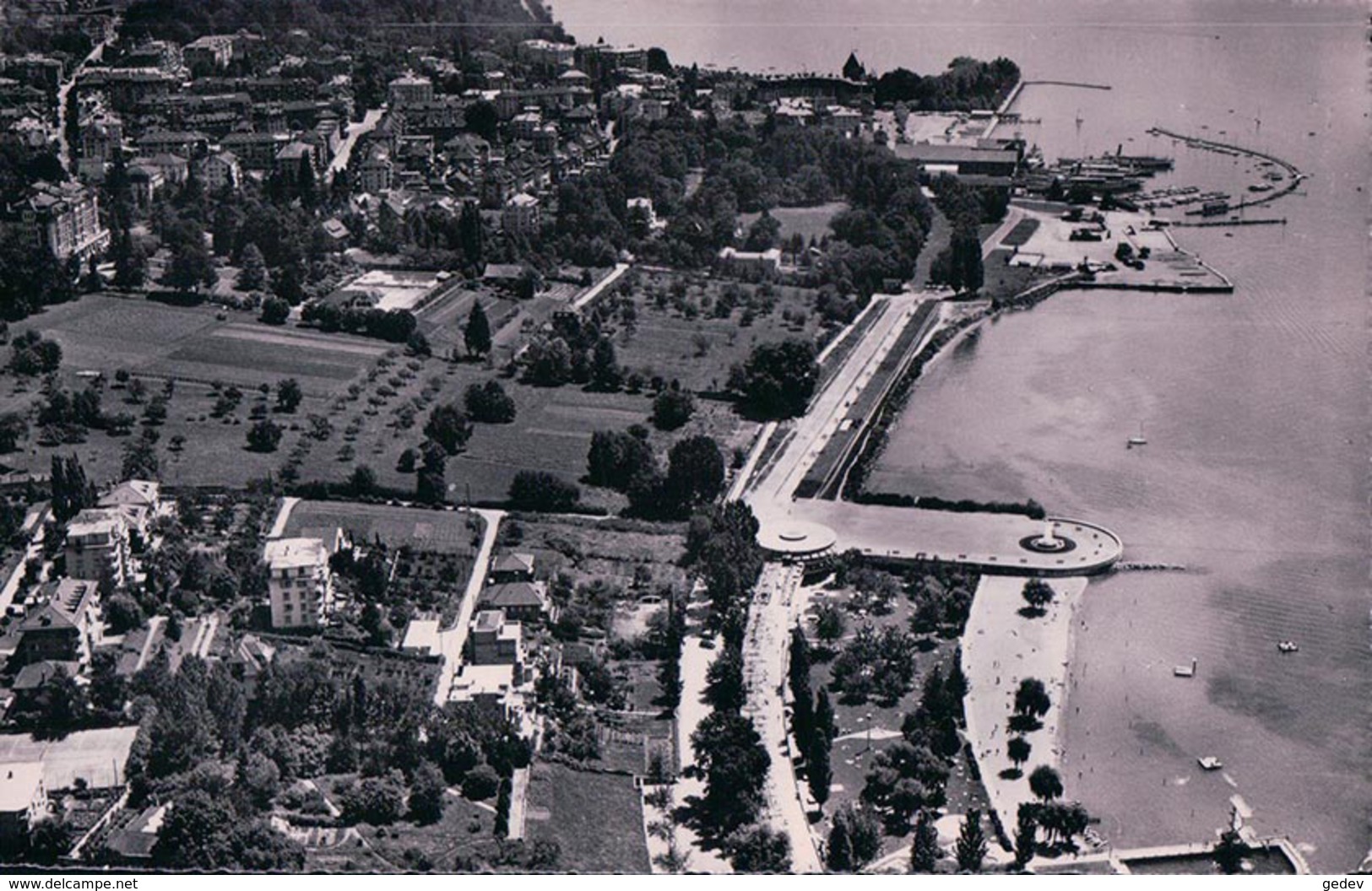 Lausanne, Plage De Bellerive Et Ouchy (3379) - Bellerive