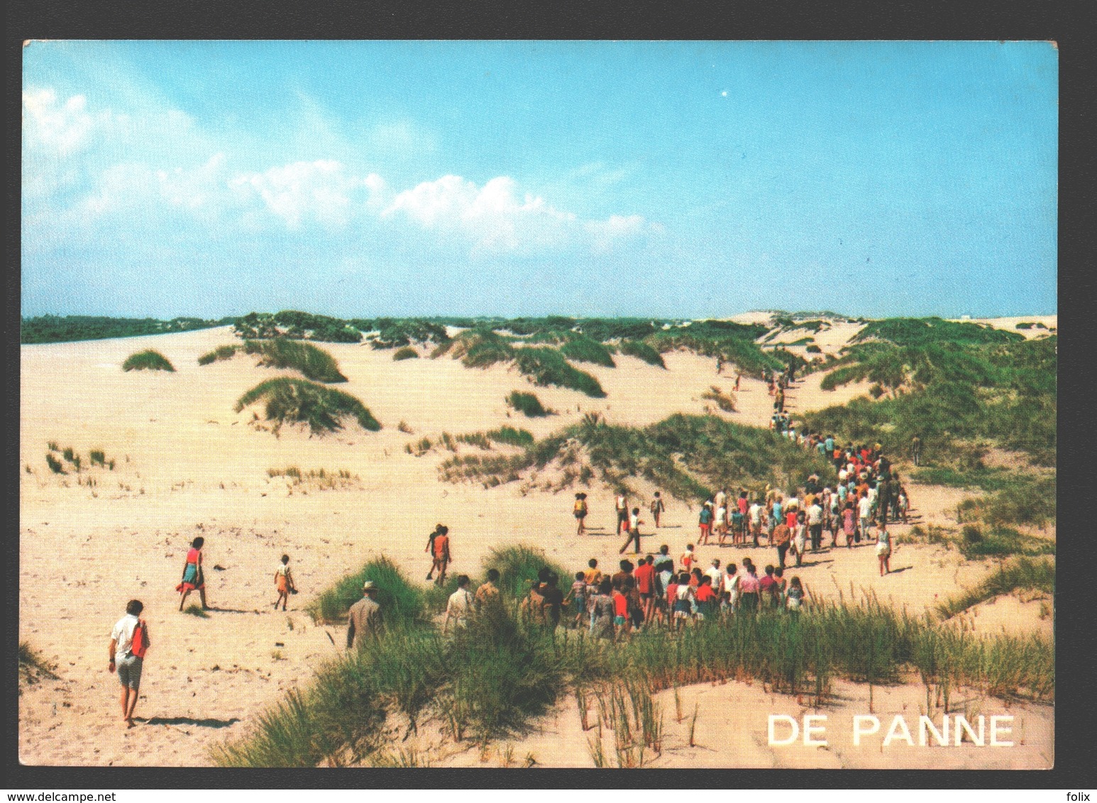 De Panne - Dag Van De Toerist 22/8/1971 - Begeleide Wandeling In Het Natuurreservaat - De Panne