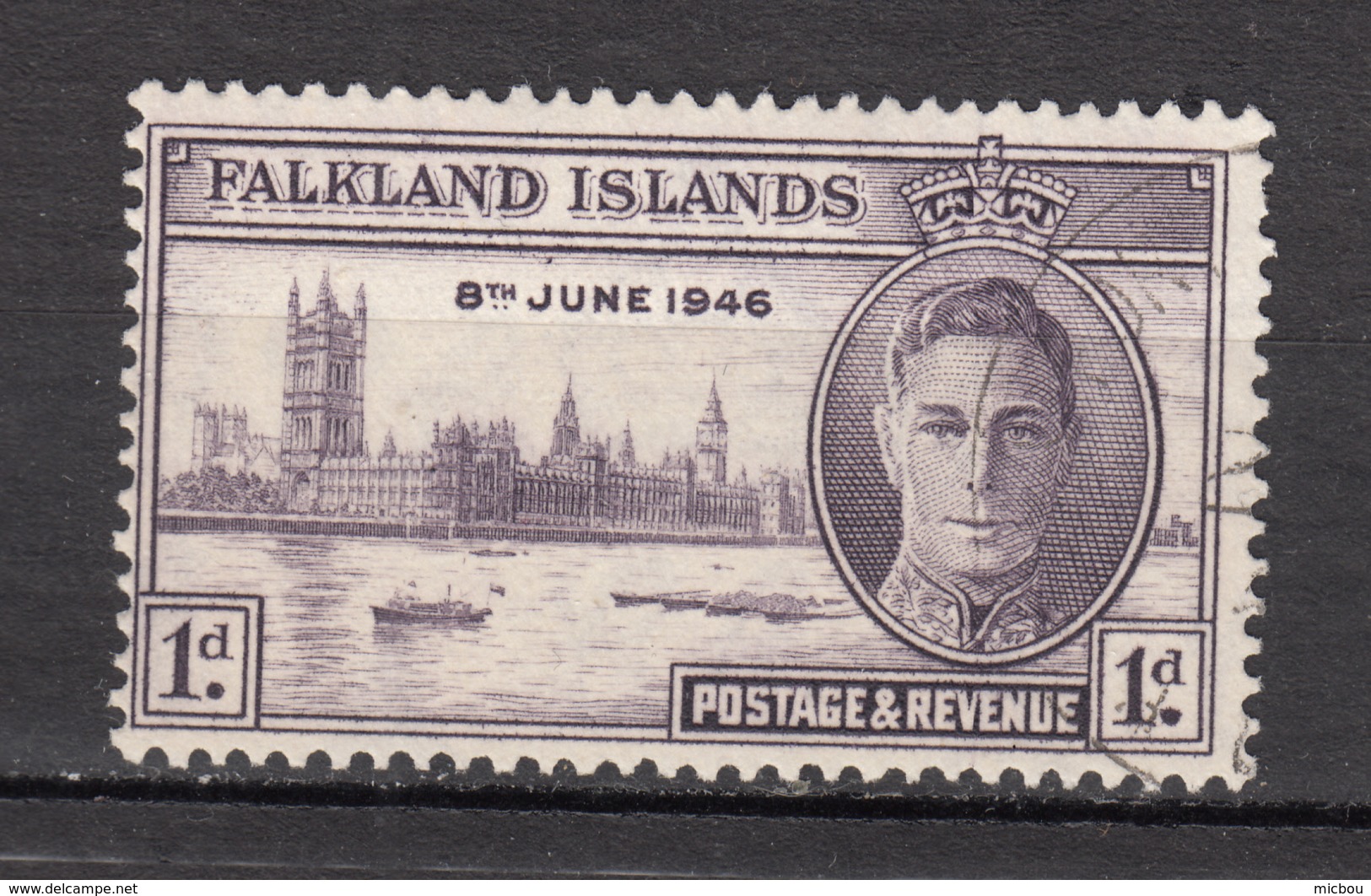 ##19, Falkland Islands, George VI, Parlement, Parliament, Bateau, Boat - Falkland Islands