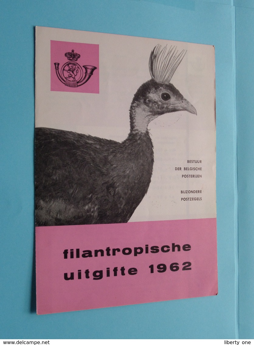 FILANTROPISCHE Uitgifte ( Folder 1962 Met Zegels Postfris ) ( Malvaux Brussel : Zie/voir Photo ) ! - Dépliants De La Poste