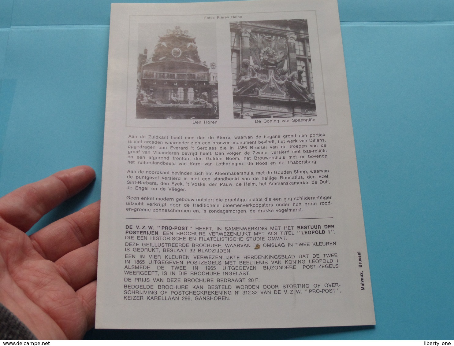 ANTITERINGSZEGELS 1965 - 1966 ( Folder N° 20 - 1965 Met Zegels POSTFRIS ) ( Malvaux Brussel : Zie/voir Photo ) ! - Dépliants De La Poste