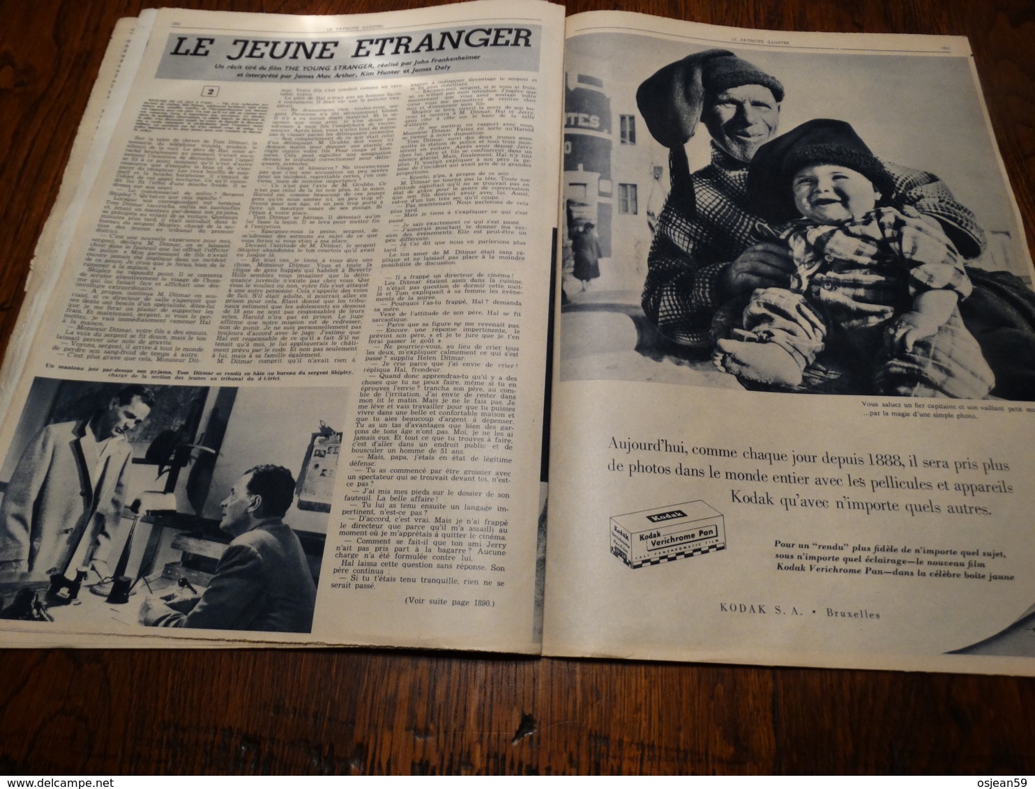 Le patriote illustré N° 47 du 24/11/1957.Expédition de Gerlache,la guerre des services secrets.....