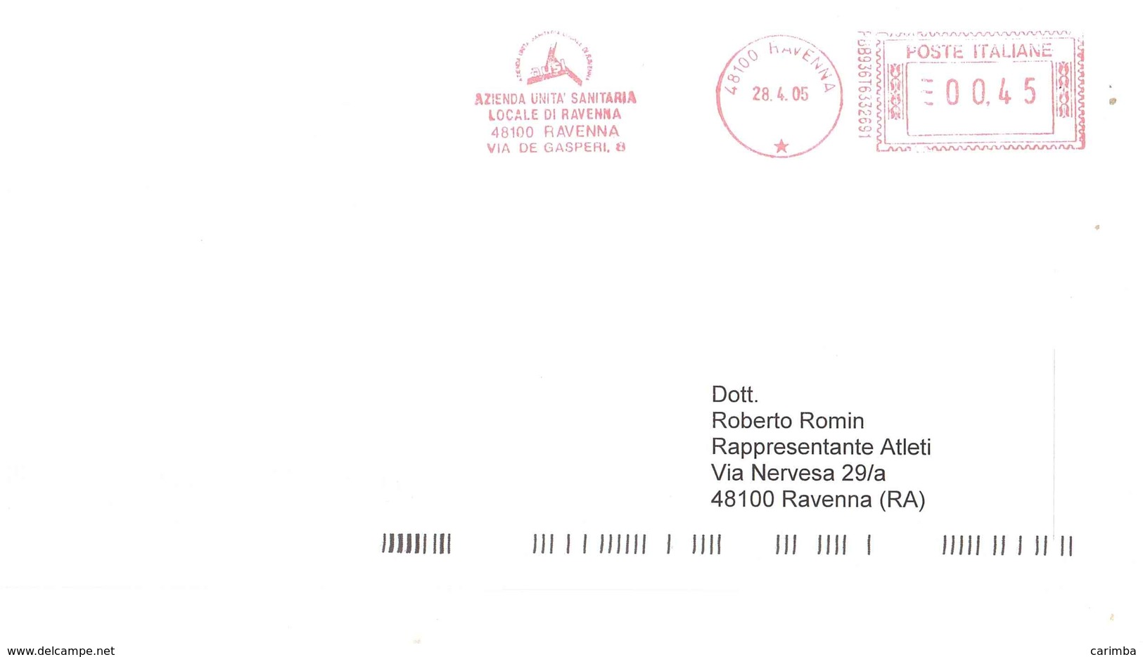 AZIENDA UNITA' SANITARIA RAVENNA - Franking Machines (EMA)