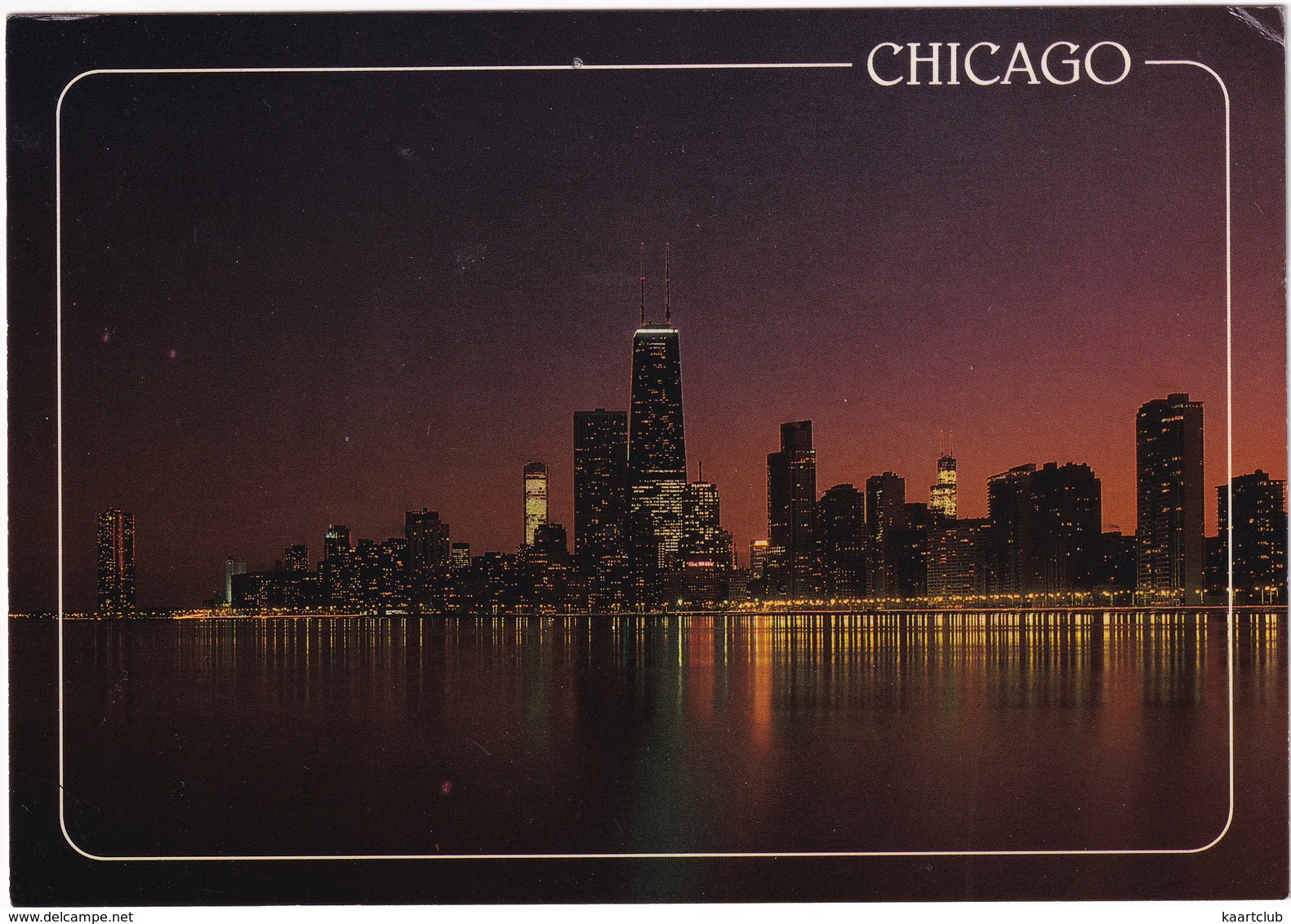 Chicago - Skyline, Night - (USA) - Chicago