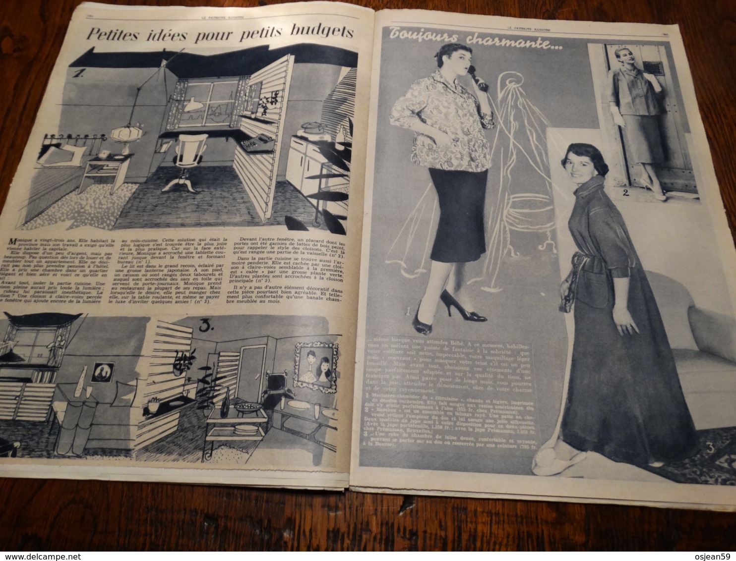 Le patriote illustré N° 49 du 08/12/1957.Terrorisme Algérien en France,expo 58,destination lune.......