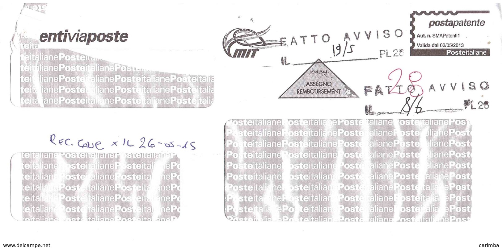 POSTAPATENTE - 2011-20: Poststempel