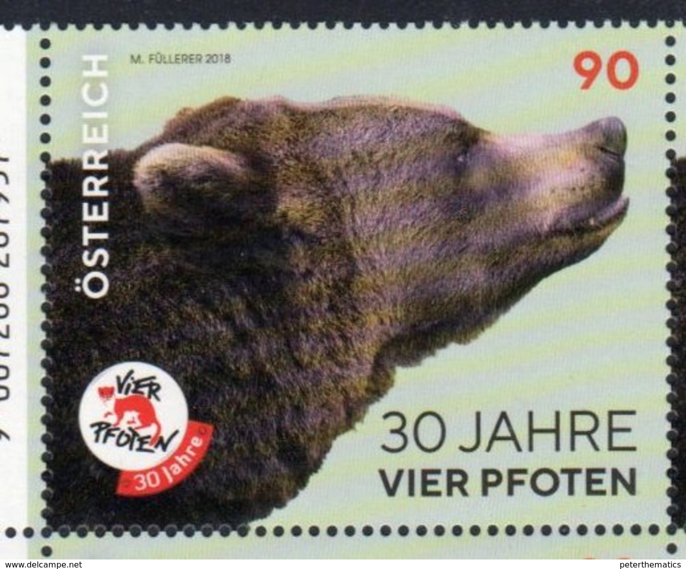 AUSTRIA, 2018, MNH,FAUNA, BEARS, 1v - Bears