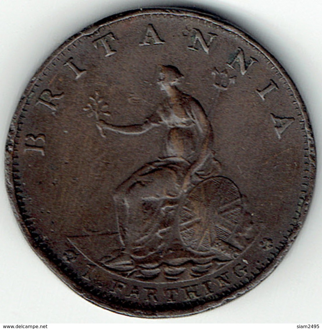 United Kingdom, 1799, One Farthing. - Autres & Non Classés