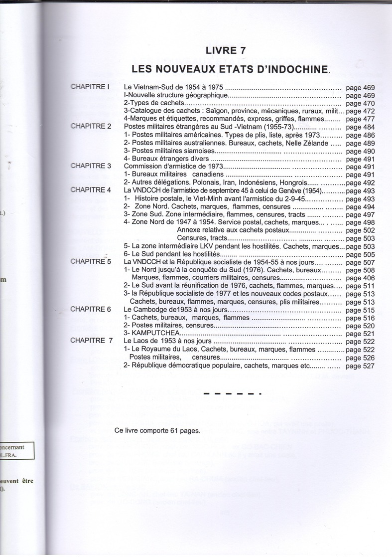 Desrousseaux: Postes Et Courriers En Extreme Orient : Nouveaux états D'indochien Tome 7 - Autres & Non Classés