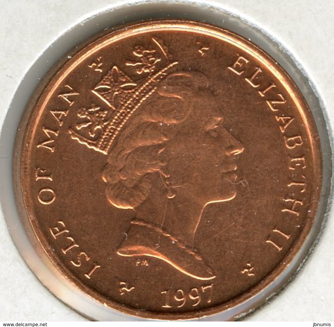 Ile De Man Isle 1 Penny 1997 AA Rugby KM 588 - Isle Of Man