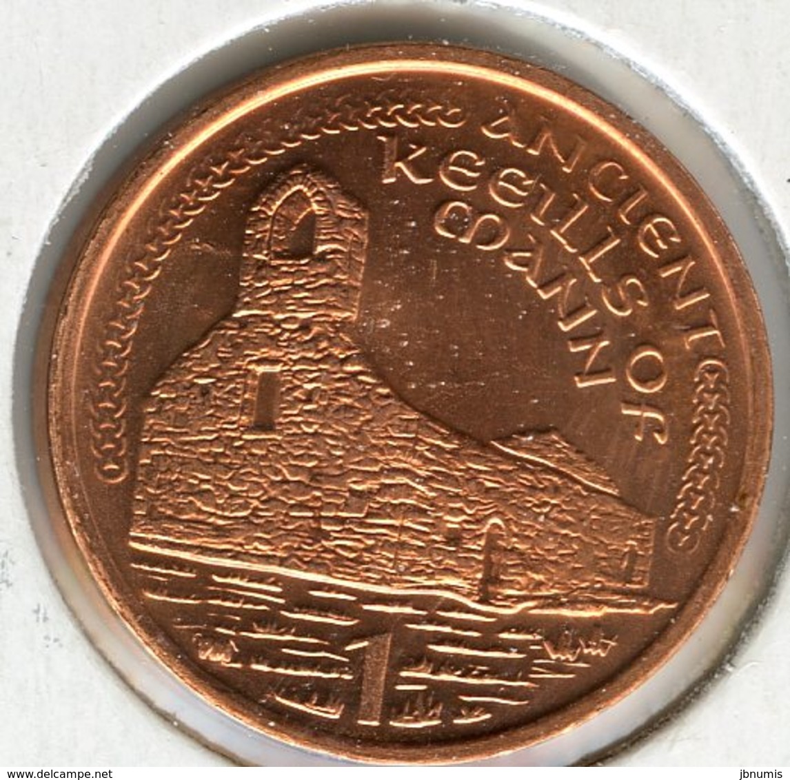 Ile De Man Isle 1 Penny 2002 AA KM 1036 - Île De  Man