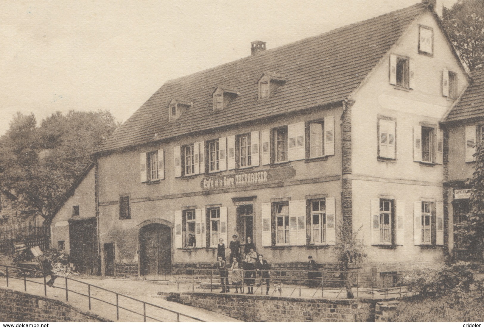 57 - MEISENTHAL - CAFE RESTAURANT DE LA GARE - PROPRIETAIRE OBERHAUSER - VOIR ZOOM - Autres & Non Classés