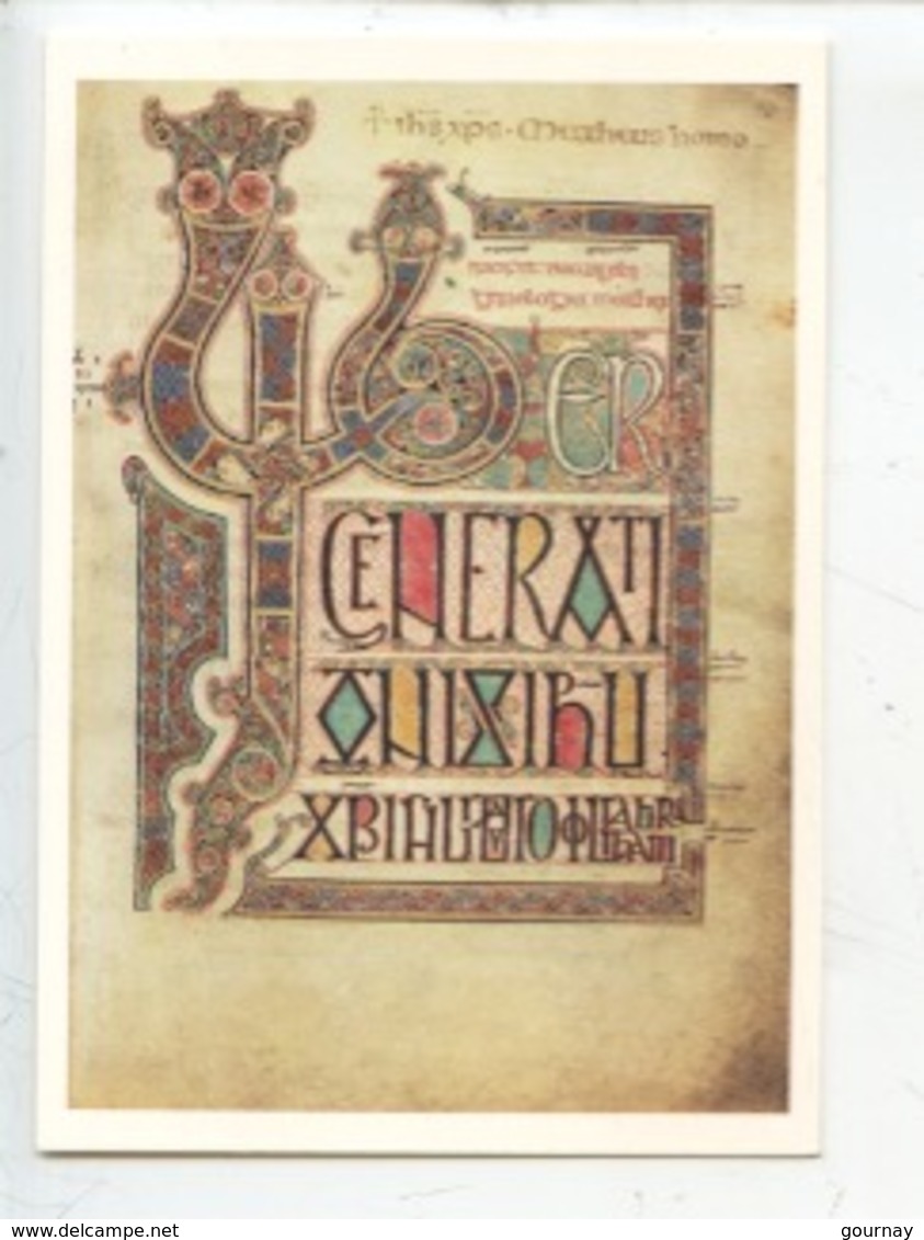 The Lindisfarme Gospels Saint Matthew's Gospel (manuscrit Enluminures Island) - Objets D'art