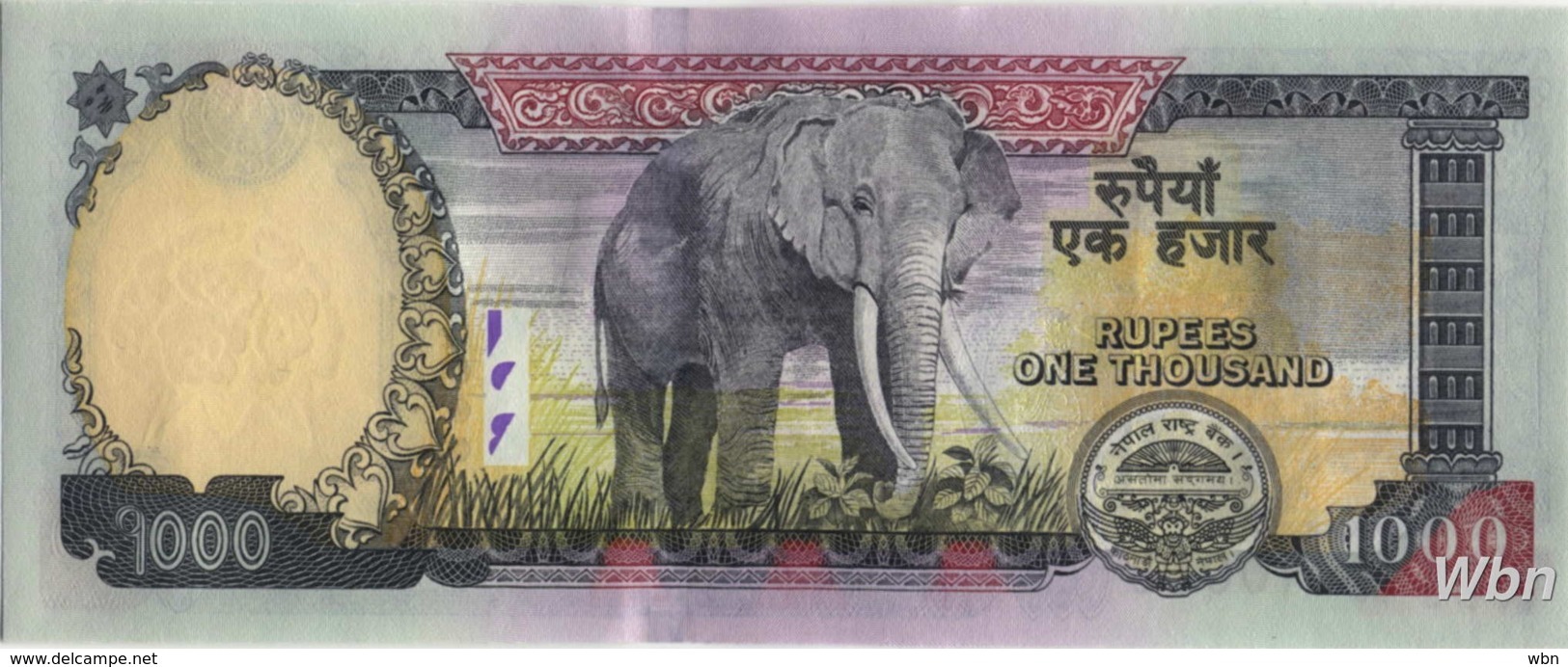 Nepal 1000 Rupee (P68) -UNC- - Népal