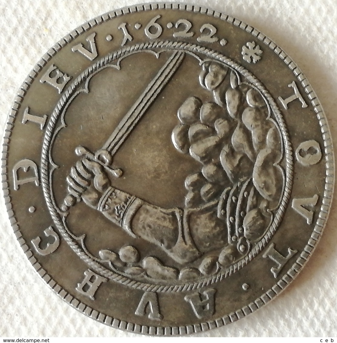 RÉPLICA Moneda Alemania. Christian De Halberstadt. 1 Thaler. 1622 - Taler Et Doppeltaler