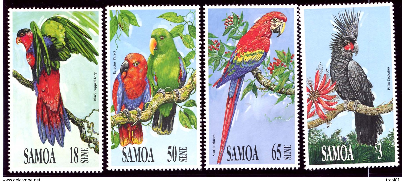 Iles Samoa, Yvert 724/727, Scott 786/789, MNH - Samoa