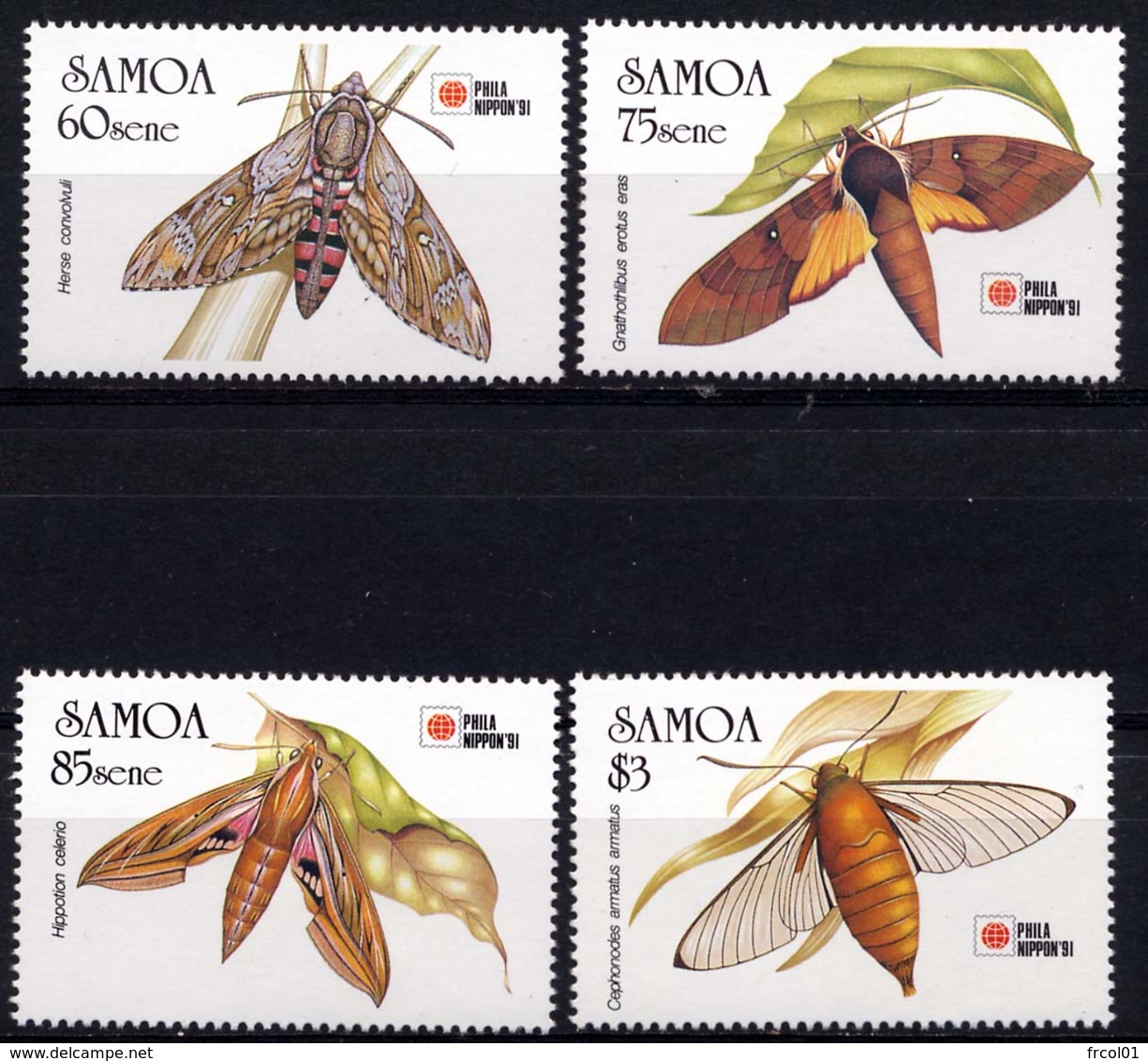 Iles Salomon, Yvert 730/733, Scott 797/800, MNH - Samoa