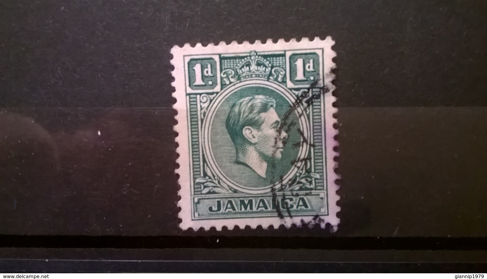 FRANCOBOLLI STAMPS GIAMAICA JAMAICA 1938 USED KING GEORGE VI RE GIORGIO VI - Jamaique (1962-...)