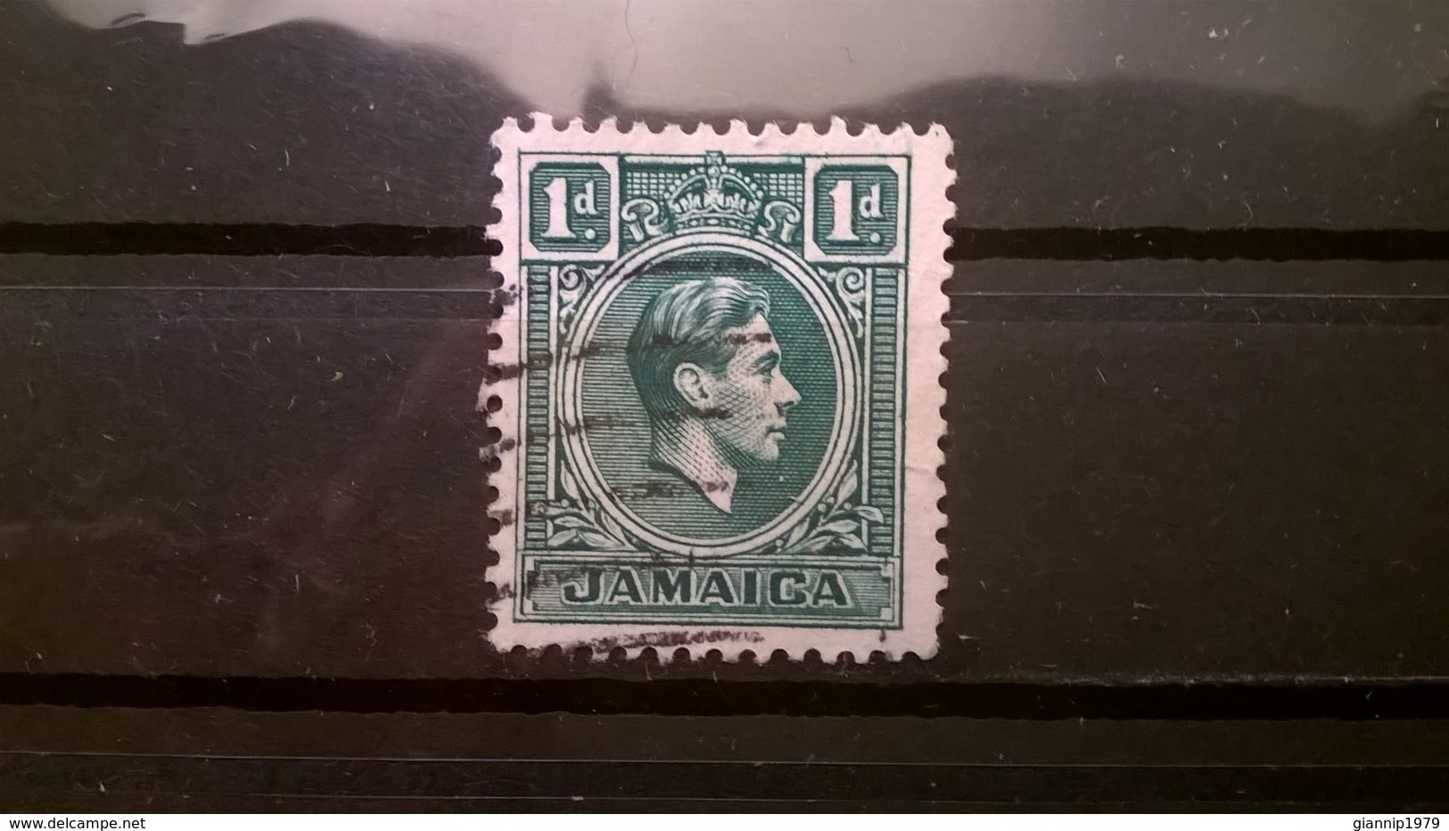 FRANCOBOLLI STAMPS GIAMAICA JAMAICA 1938 USED KING GEORGE VI RE GIORGIO VI - Giamaica (1962-...)