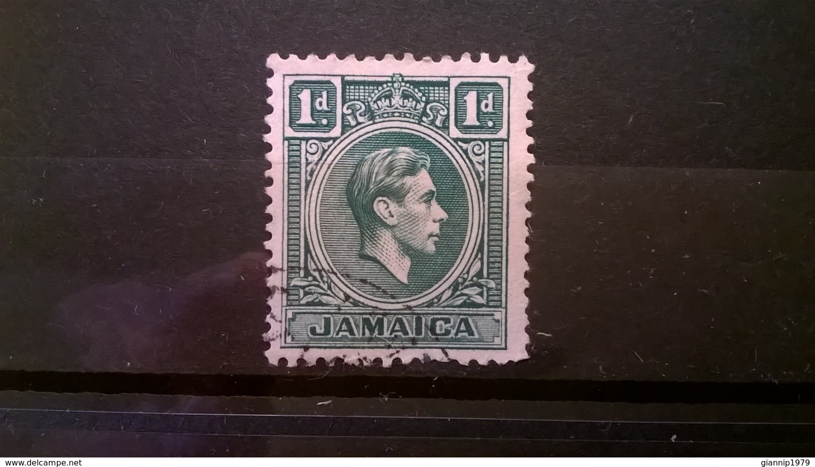 FRANCOBOLLI STAMPS GIAMAICA JAMAICA 1938 USED KING GEORGE VI RE GIORGIO VI - Jamaica (1962-...)