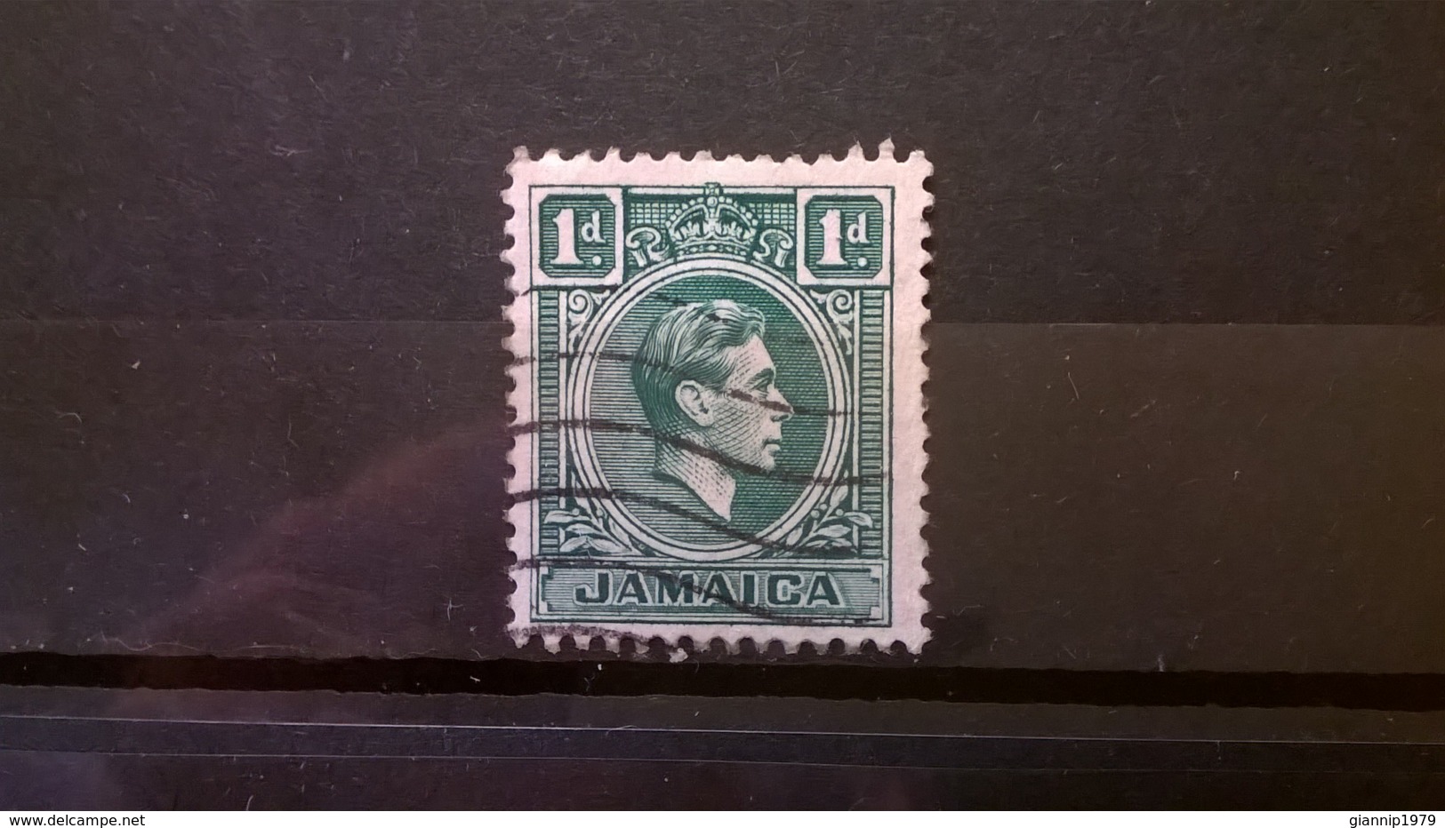 FRANCOBOLLI STAMPS GIAMAICA JAMAICA 1938 USED KING GEORGE VI RE GIORGIO VI - Giamaica (1962-...)