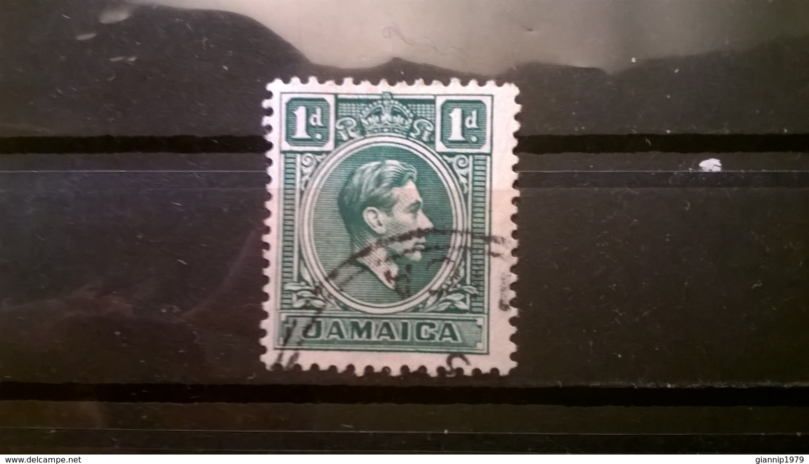 FRANCOBOLLI STAMPS GIAMAICA JAMAICA 1938 USED KING GEORGE VI RE GIORGIO VI - Giamaica (1962-...)