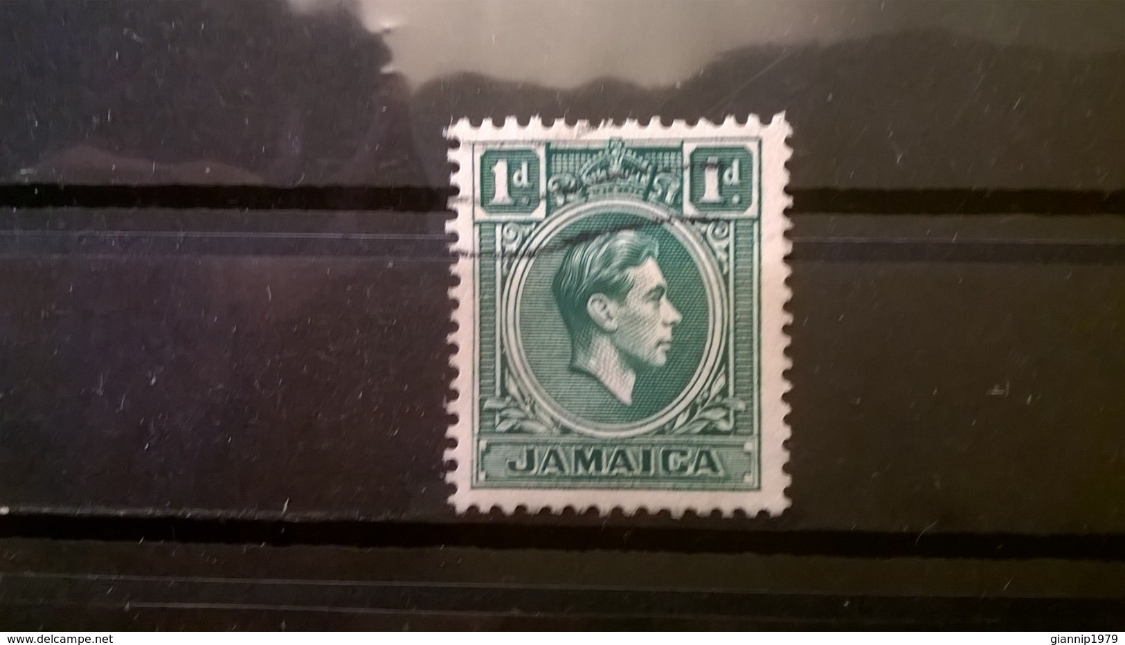 FRANCOBOLLI STAMPS GIAMAICA JAMAICA 1938 USED KING GEORGE VI RE GIORGIO VI - Jamaique (1962-...)