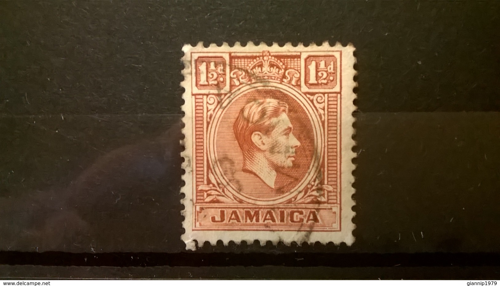 FRANCOBOLLI STAMPS GIAMAICA JAMAICA 1938 USED KING GEORGE VI RE GIORGIO VI - Jamaique (1962-...)