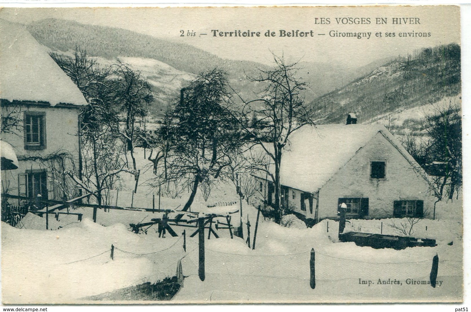 90 - Giromagny  Et Ses Environs - Les Vosges En Hiver - Giromagny