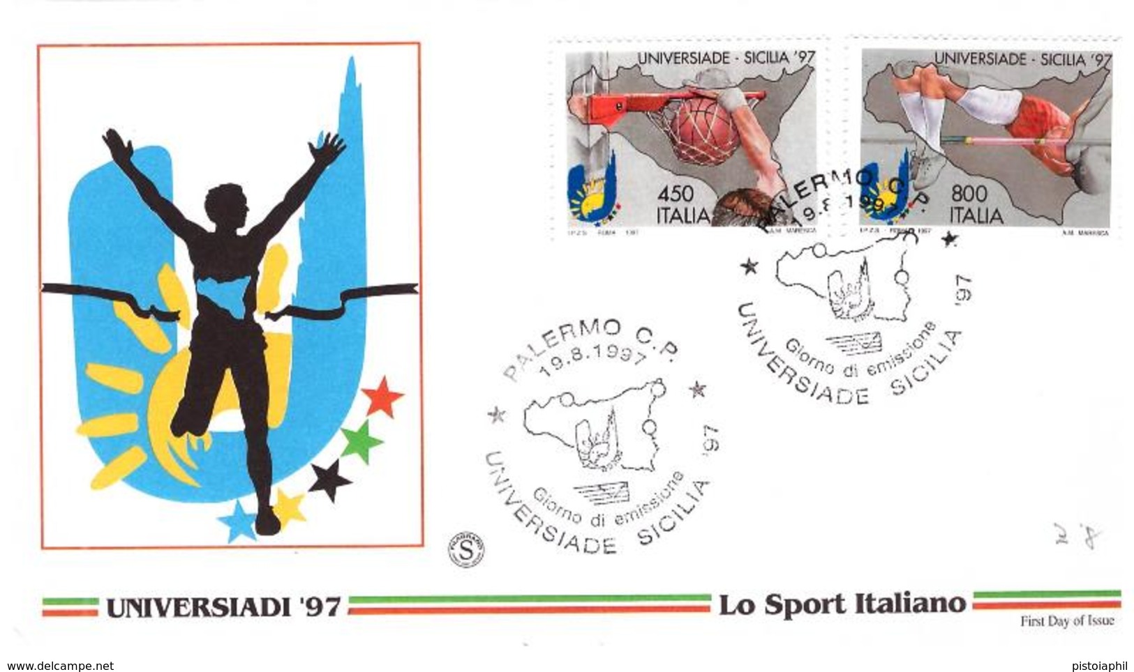 Fdc Filagrano: UNIVERSIADI 1997 ; No Viaggiata - FDC