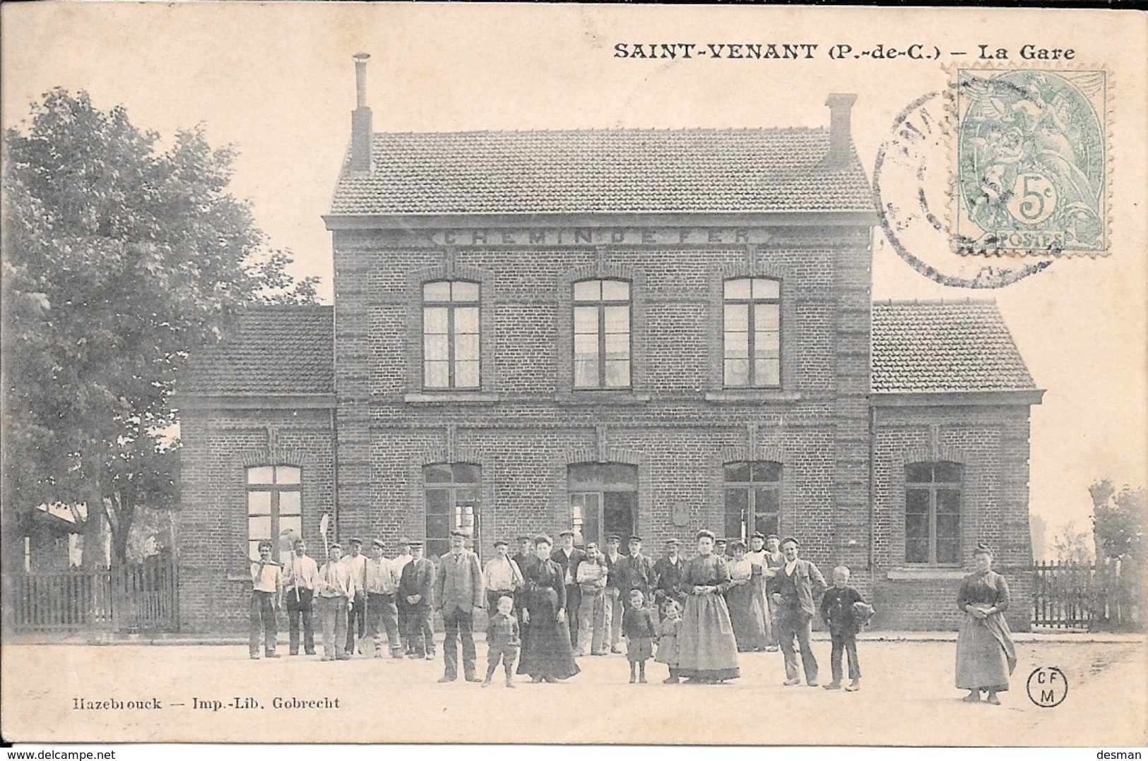 SAINT-VENANT - La Gare. - Autres & Non Classés