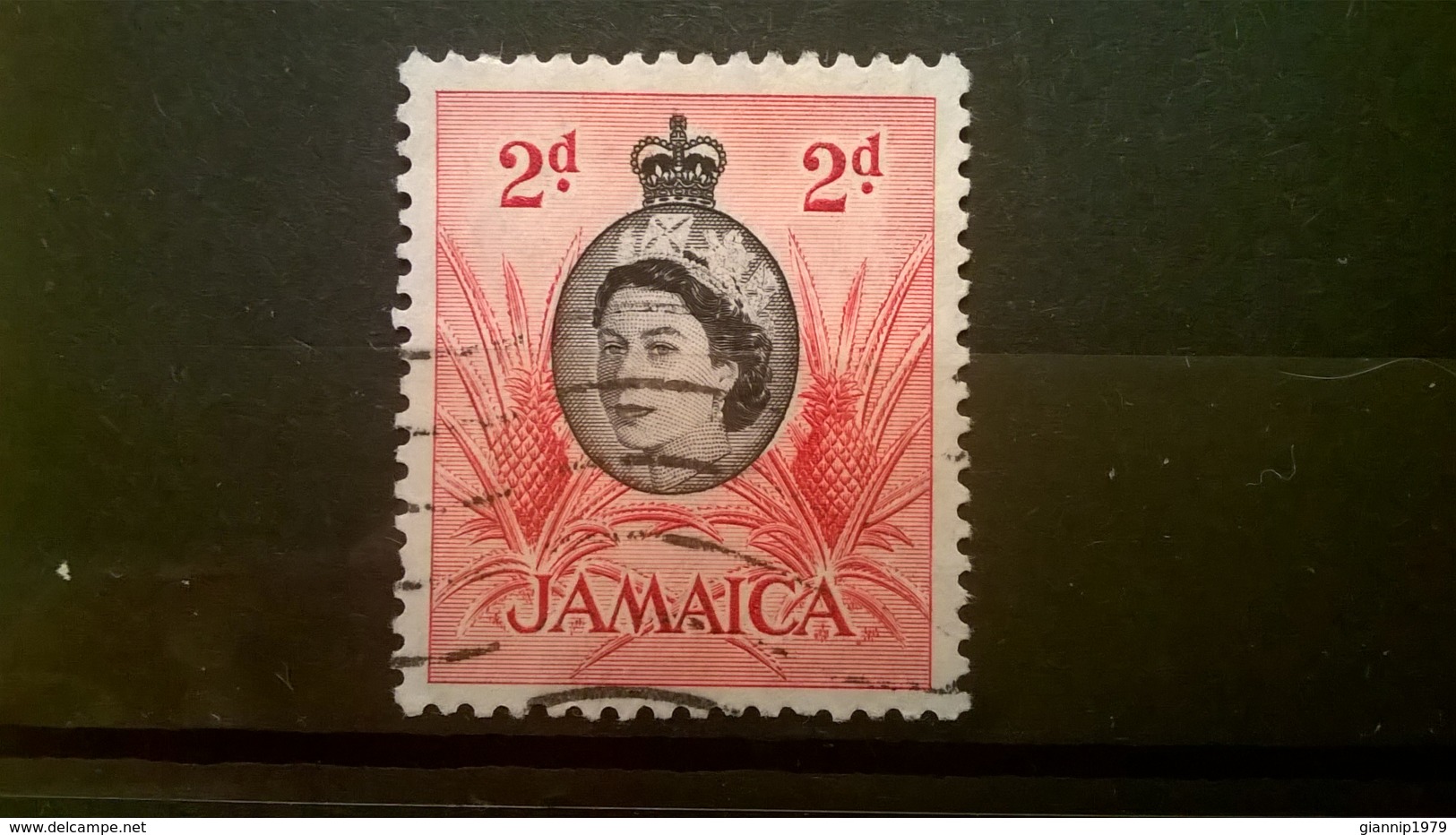 FRANCOBOLLI STAMPS GIAMAICA JAMAICA 1956 USED LOCALI MOTIVI QUEEN ELISABETH - Giamaica (1962-...)