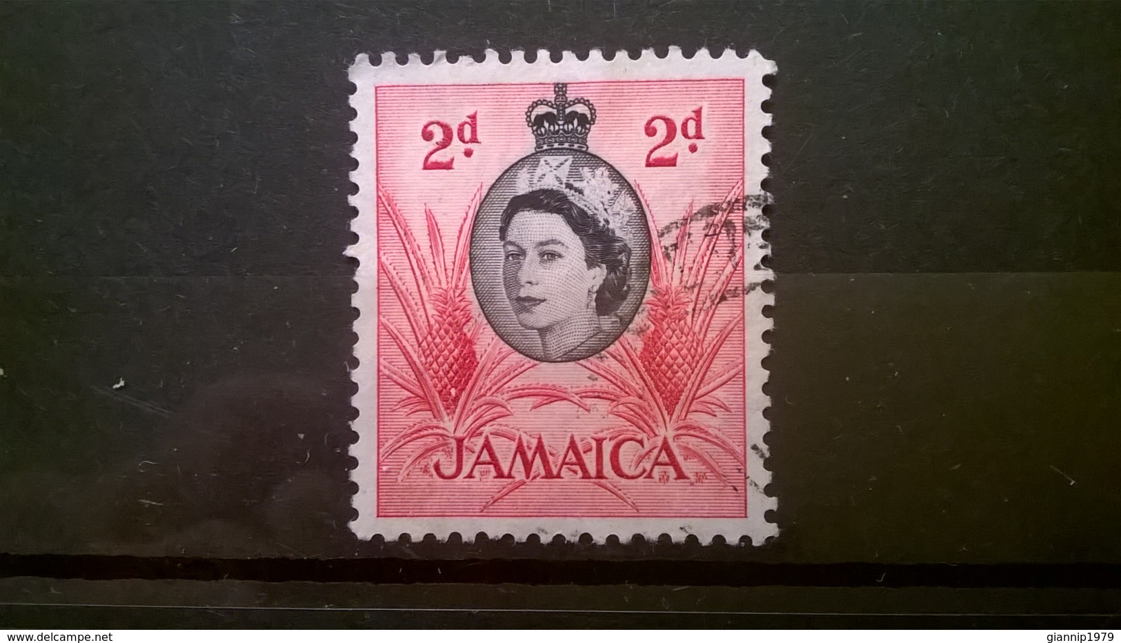 FRANCOBOLLI STAMPS GIAMAICA JAMAICA 1956 USED LOCALI MOTIVI QUEEN ELISABETH - Giamaica (1962-...)