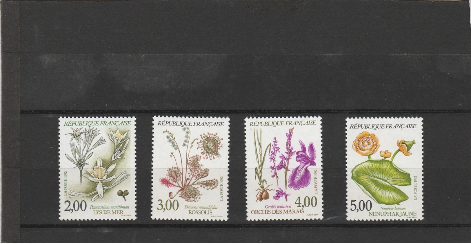 FRANCE 1992  N° 2766/2769** SERIE NATURE - Unused Stamps