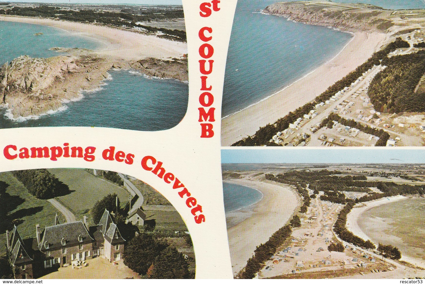 Rare Cpsm St Coulomb Le Camping Des Chevrets - Saint-Coulomb