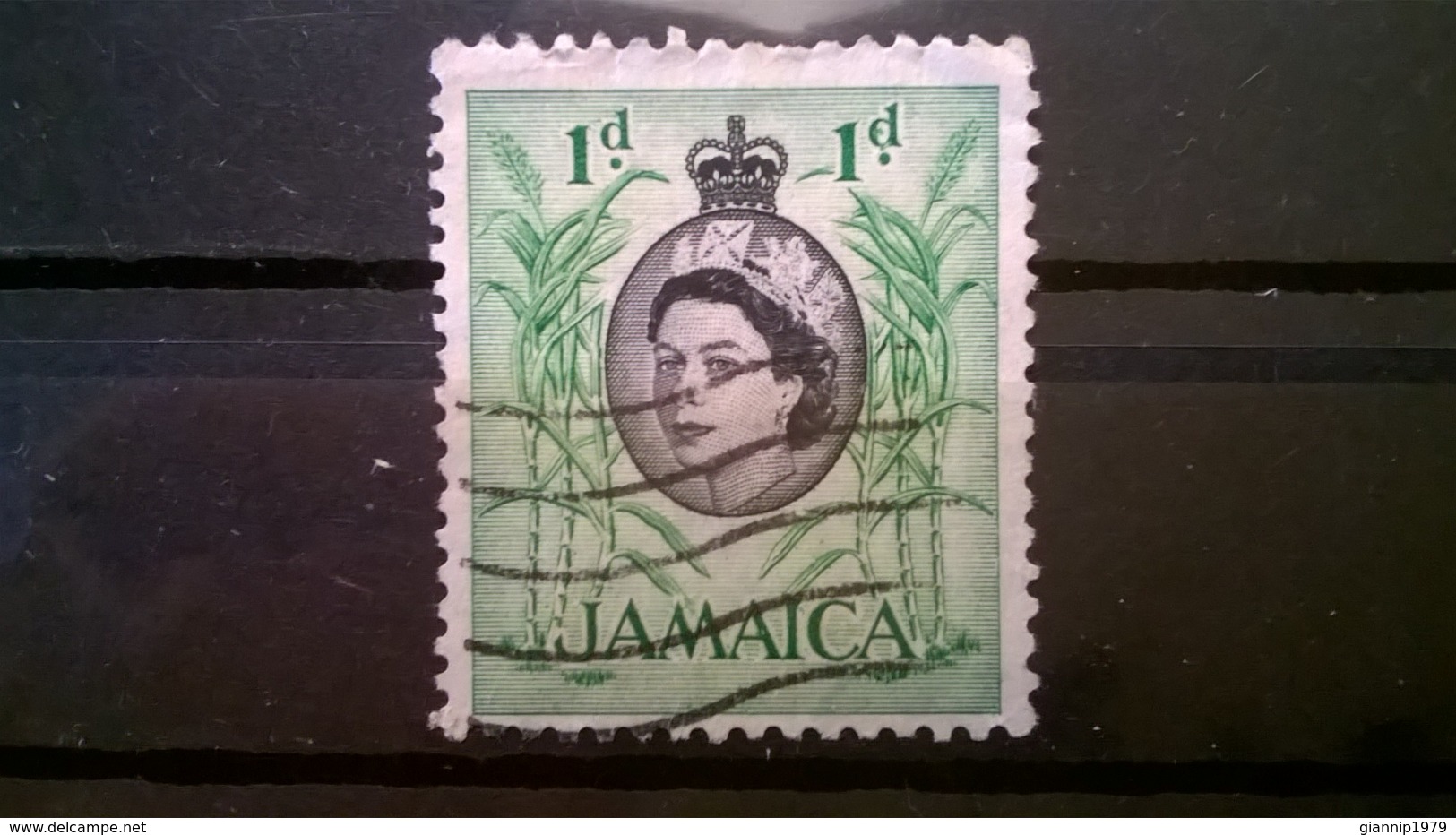 FRANCOBOLLI STAMPS GIAMAICA JAMAICA 1956 USED LOCALI MOTIVI QUEEN ELISABETH - Jamaique (1962-...)