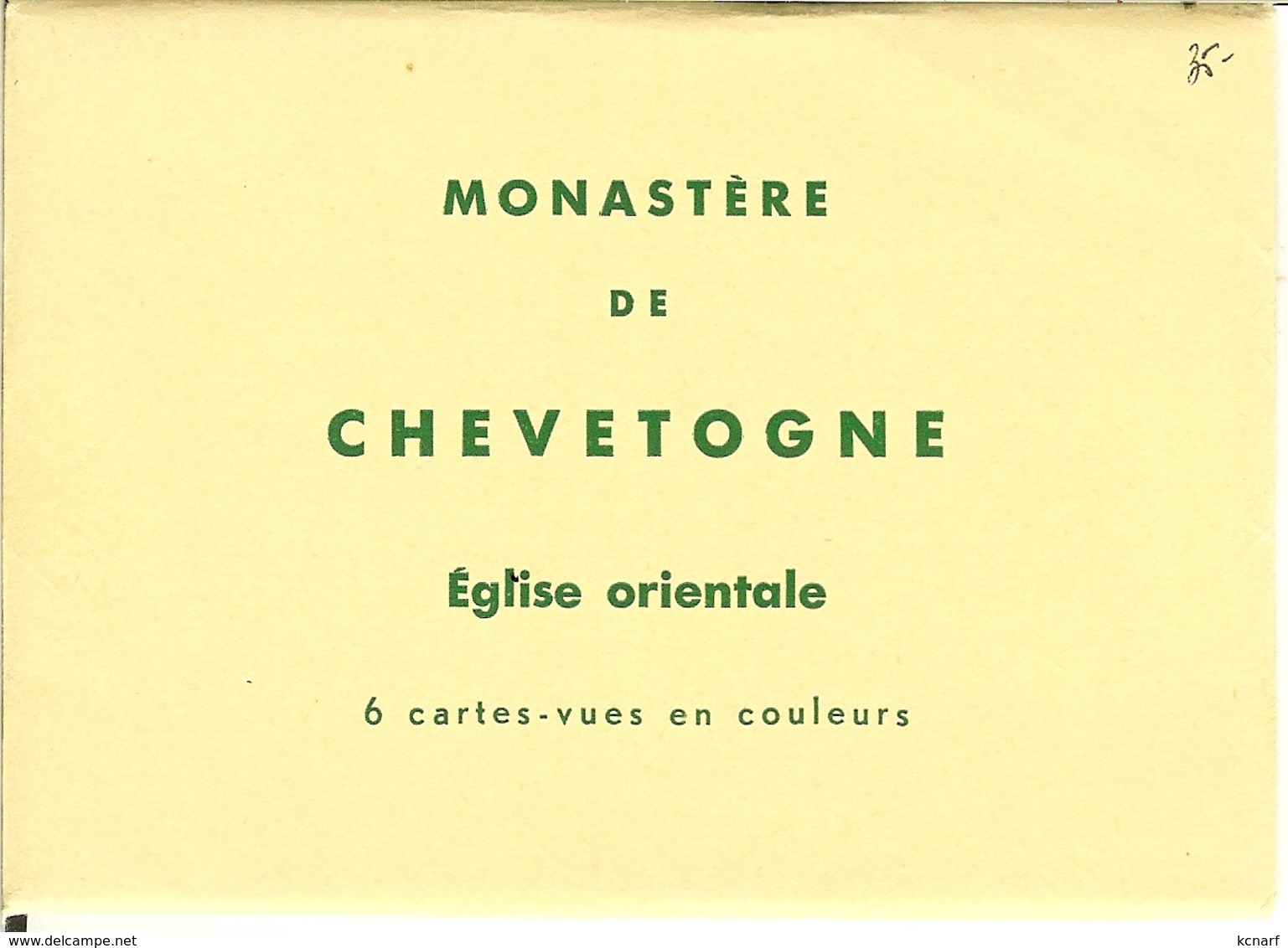 Carnet Du MONASTERE De CHEVETOGNE " église Orientale " 6 Cartes-vues . - Ciney