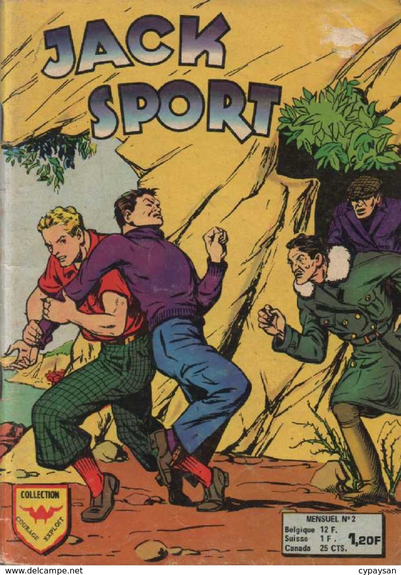 JACK SPORT N° 2  BE AREDIT 10-1975 - Arédit & Artima