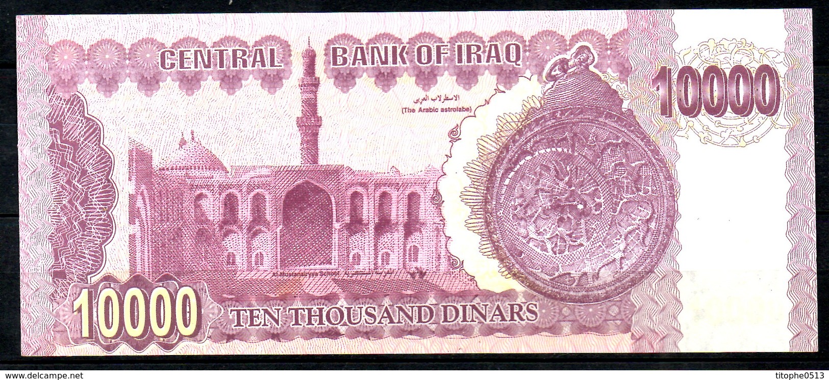 IRAK. Billet De 10000 Dinars. Saddam Hussein. - Iraq