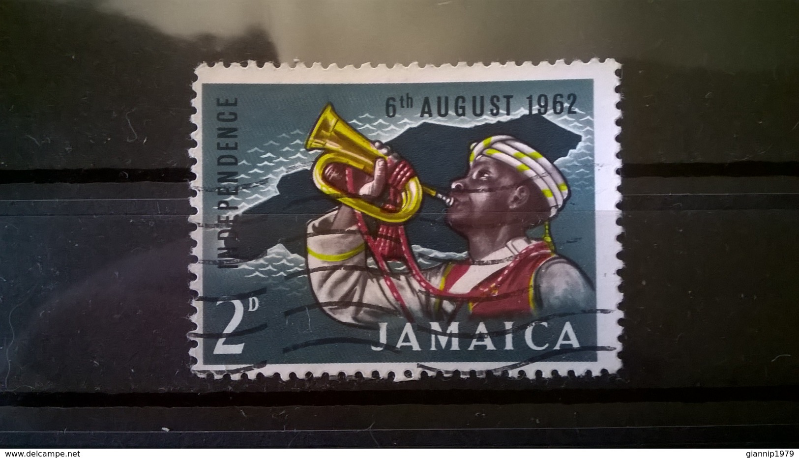 FRANCOBOLLI STAMPS GIAMAICA JAMAICA 1962 USED SERIE INDEPENDENCE OF JAMAICA - Giamaica (1962-...)