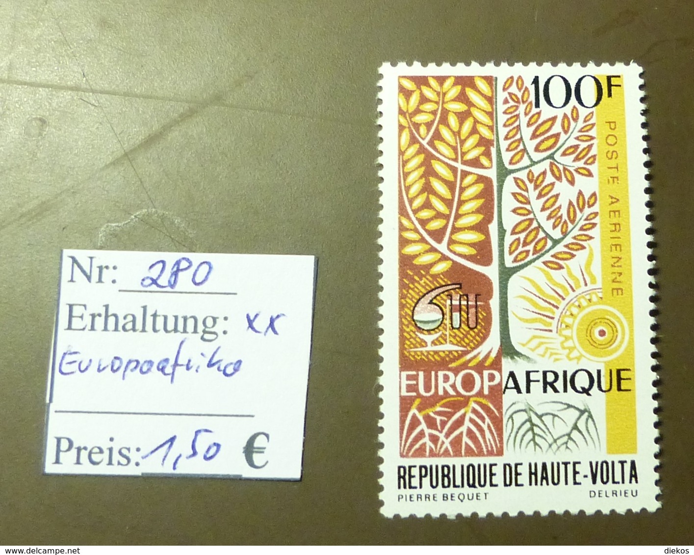 Haute Volta   MiNr: 280 Europaafrika  Postfrisch ** MNH     #4902 - Haute-Volta (1958-1984)