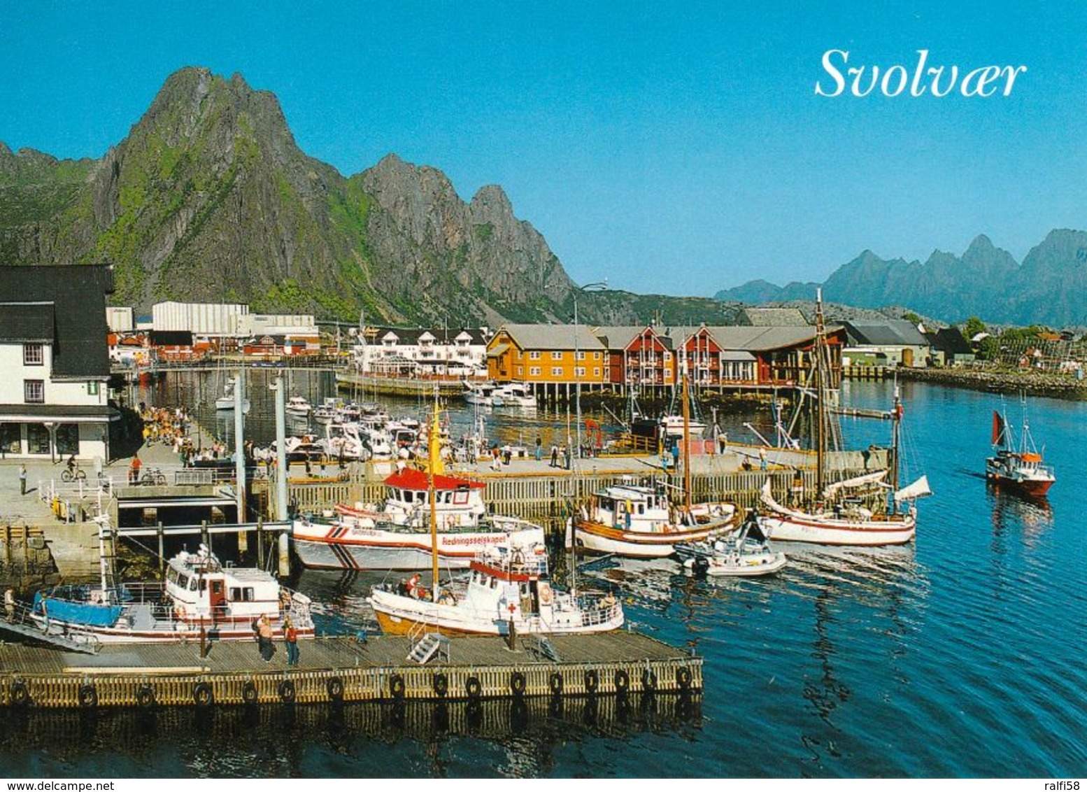 1 AK Norwegen Lofoten * Ansicht Von Svolvær - Die Größte Stadt Der Lofoten * - Norwegen