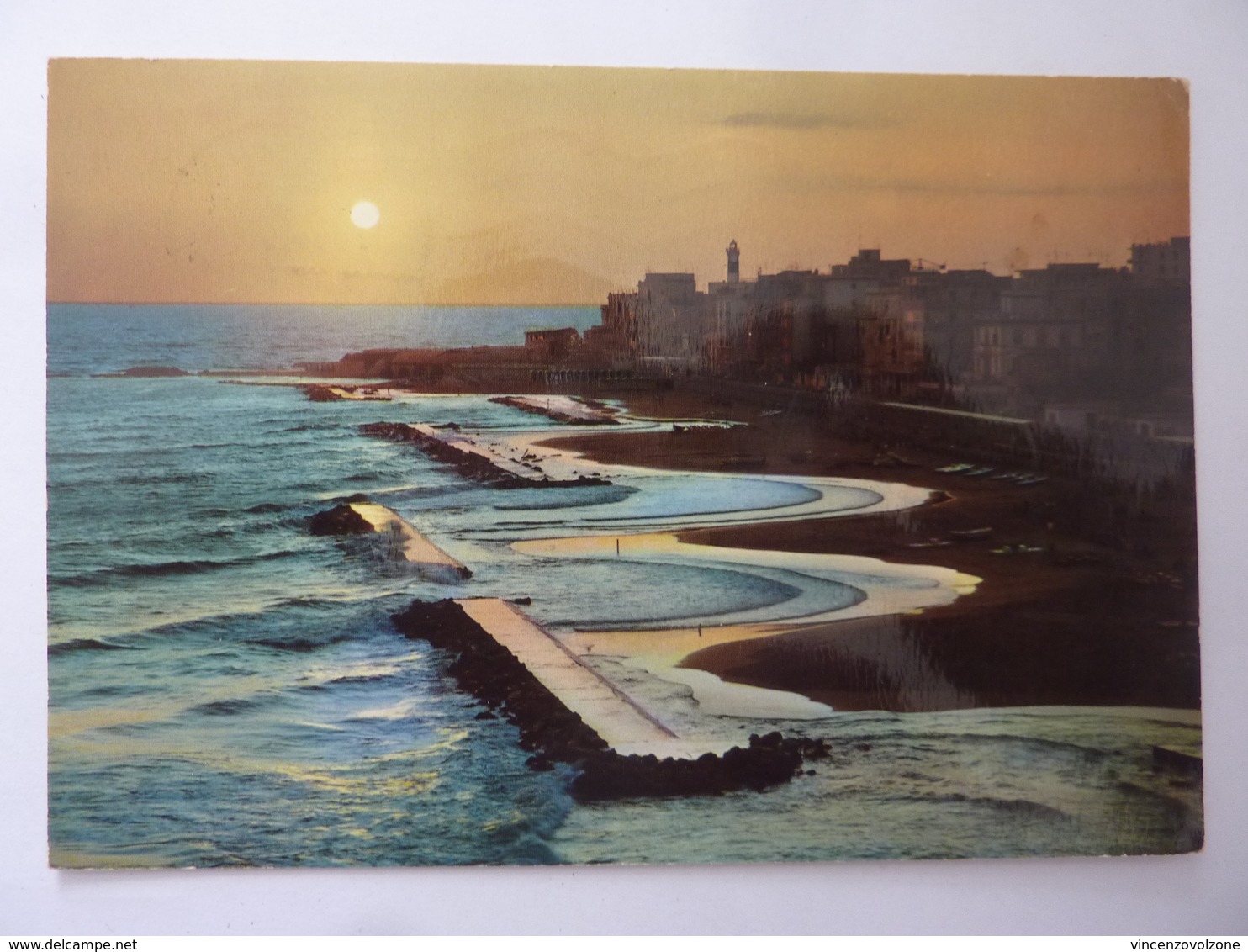 Cartolina Viaggiata "ANZIO Riviera Di Ponente - Tramonto" 1972 - Altri & Non Classificati