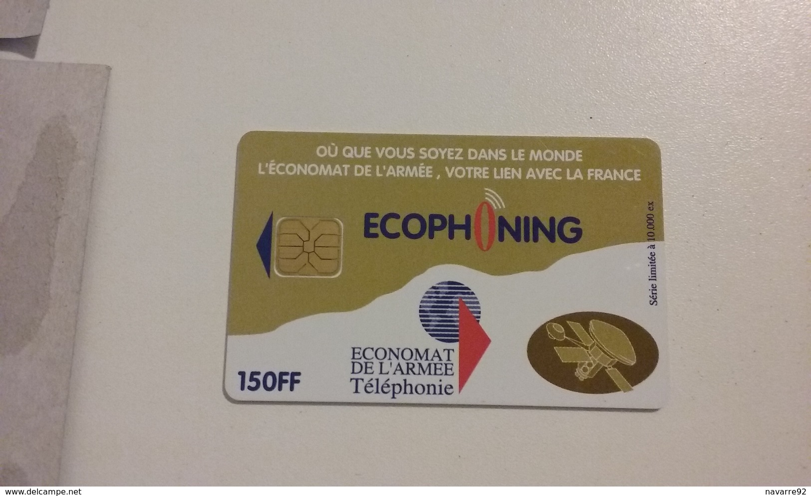 JOLIE CARTE A PUCE ECOPHONING SFOR4 MARRON CLAIR B.E !!! - Militares