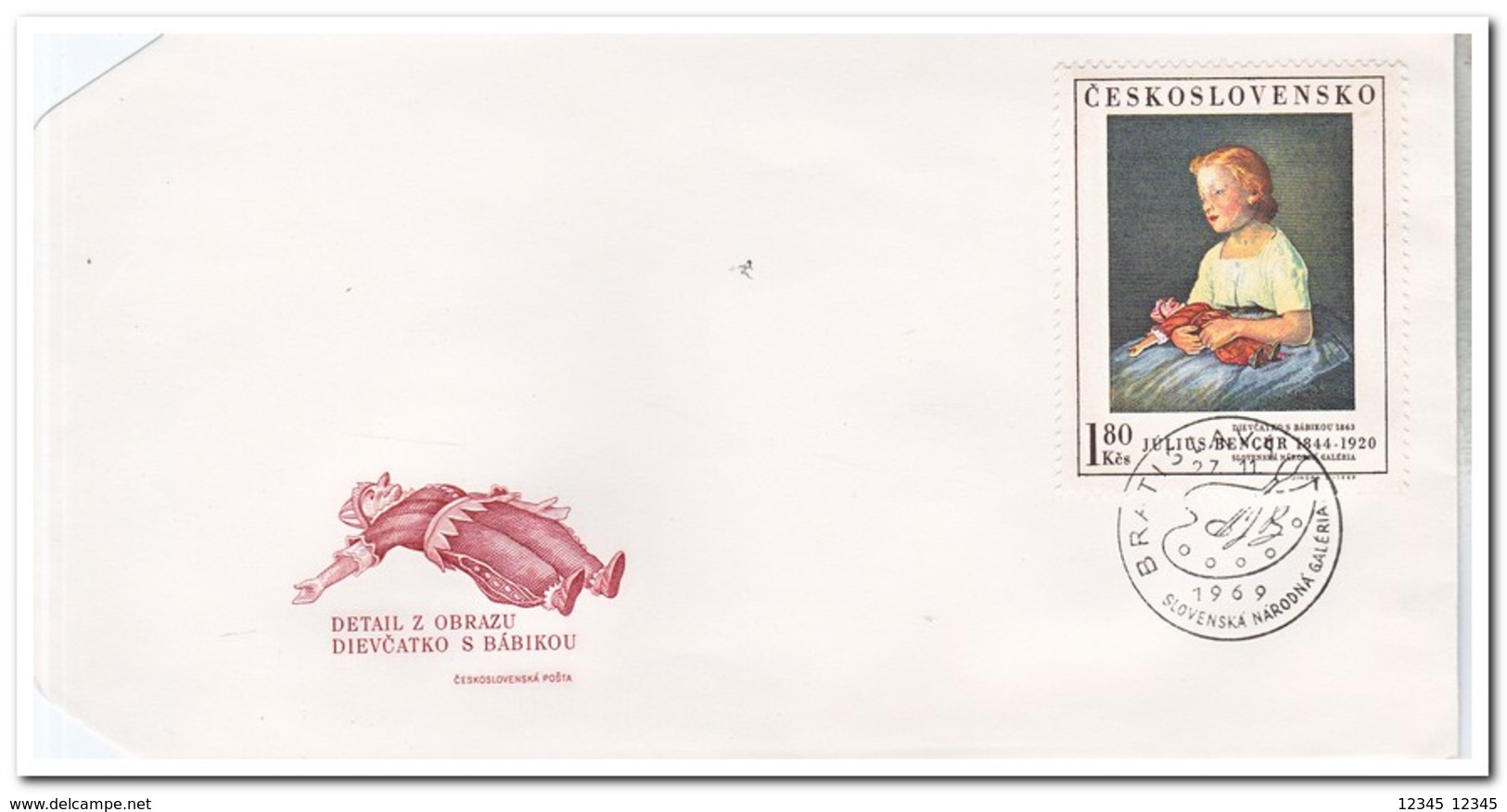 Tsjechoslowakije 1969, FDC, Art - FDC