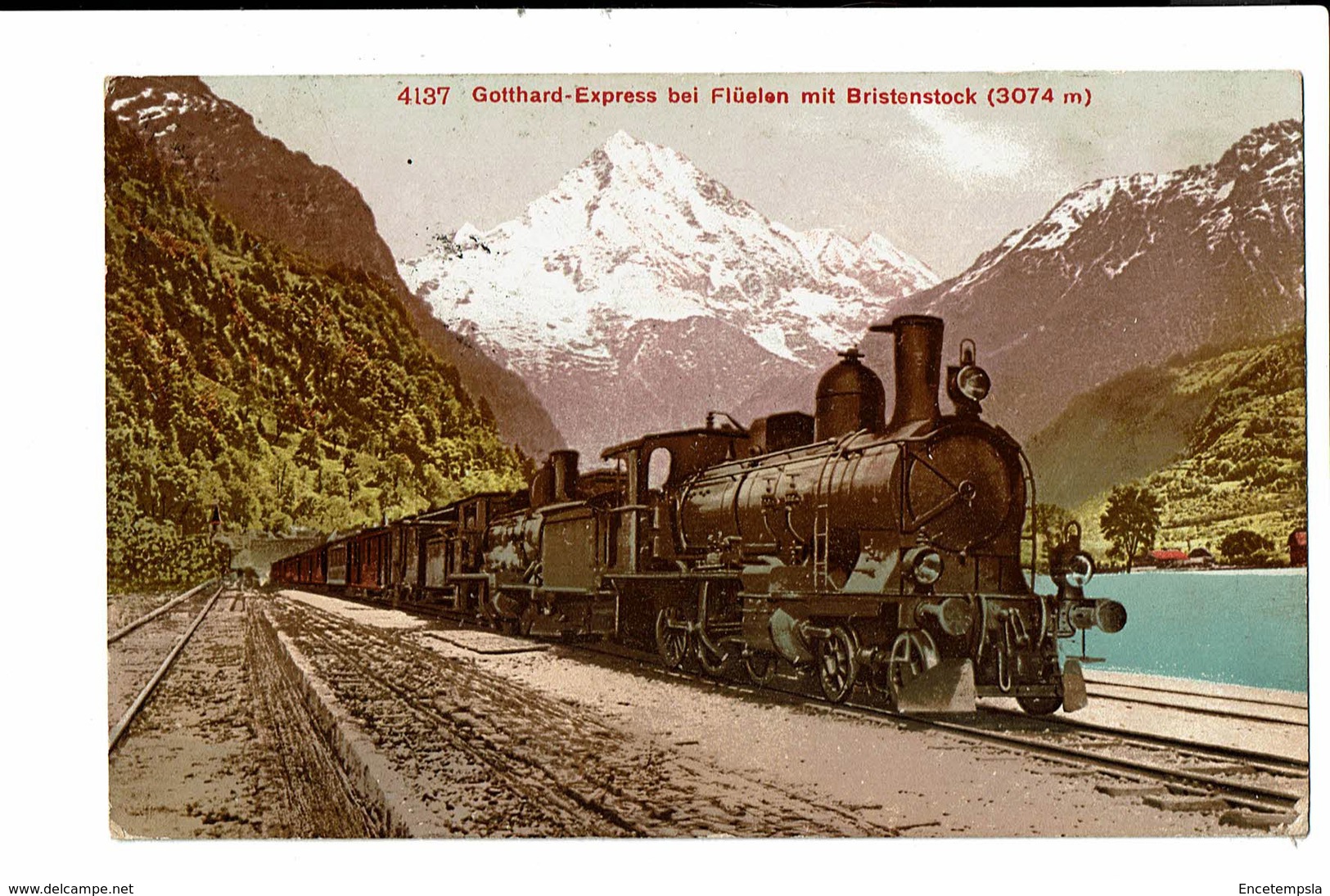 CPA - Carte Postale-  SUISSE - Gotthard Express Bei Fluelen-1909- S5071 - Flüelen