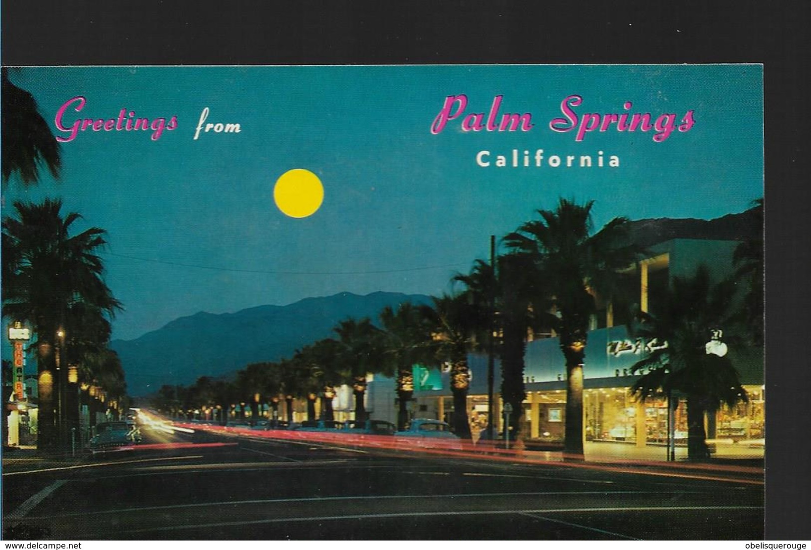 California > PALM SPRINGS DRIVE BY NIGHT - Palm Springs