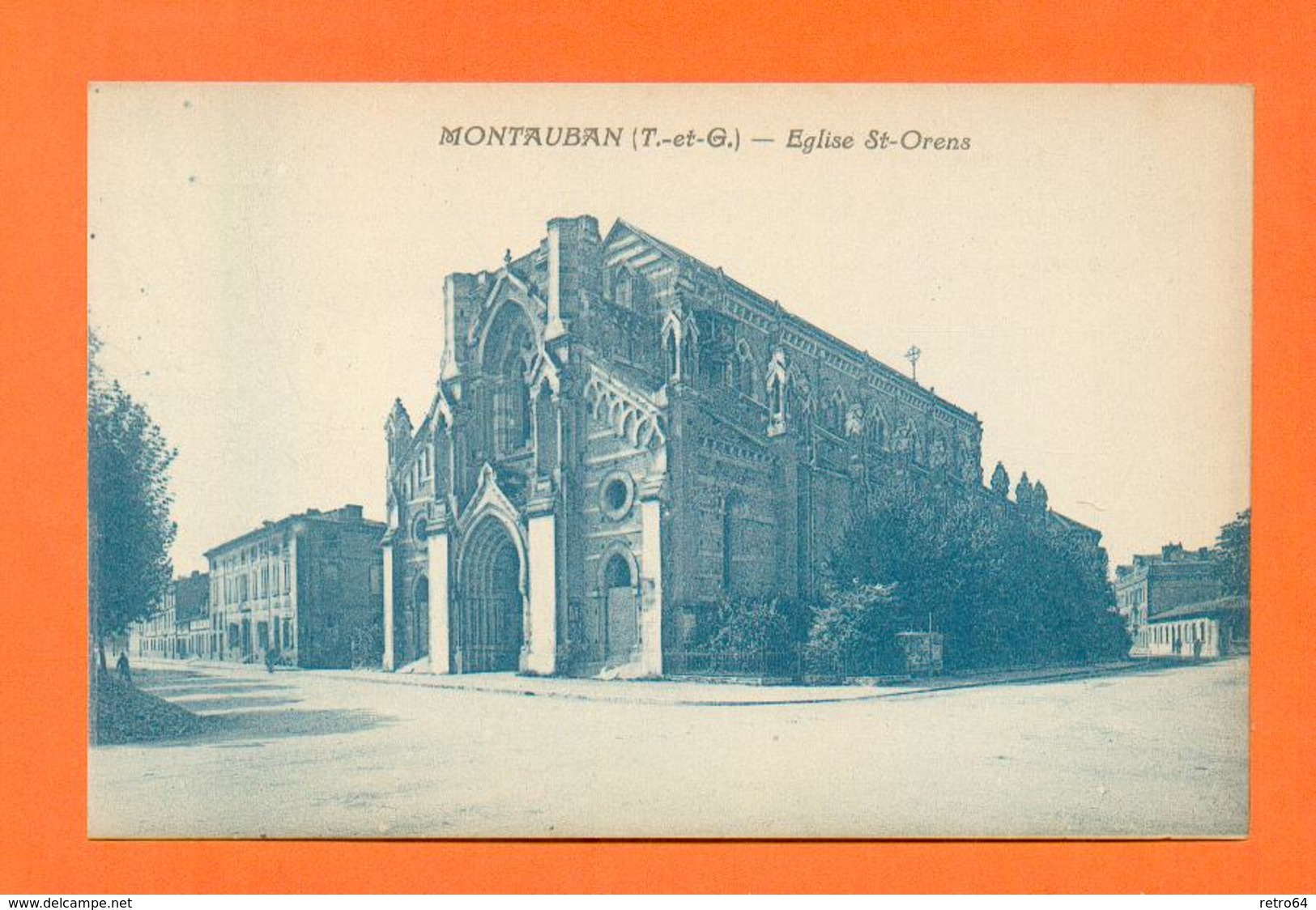 CPA FRANCE 82  ~  MONTAUBAN  ~  Eglise St-Orens - Montauban