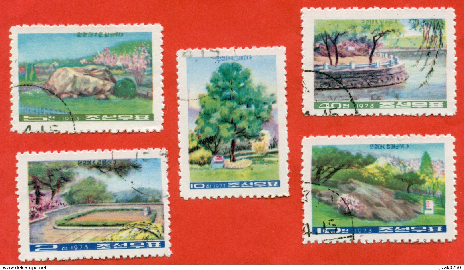 Korea Nord 1973. Nature. Used Stamps. - Protection De L'environnement & Climat