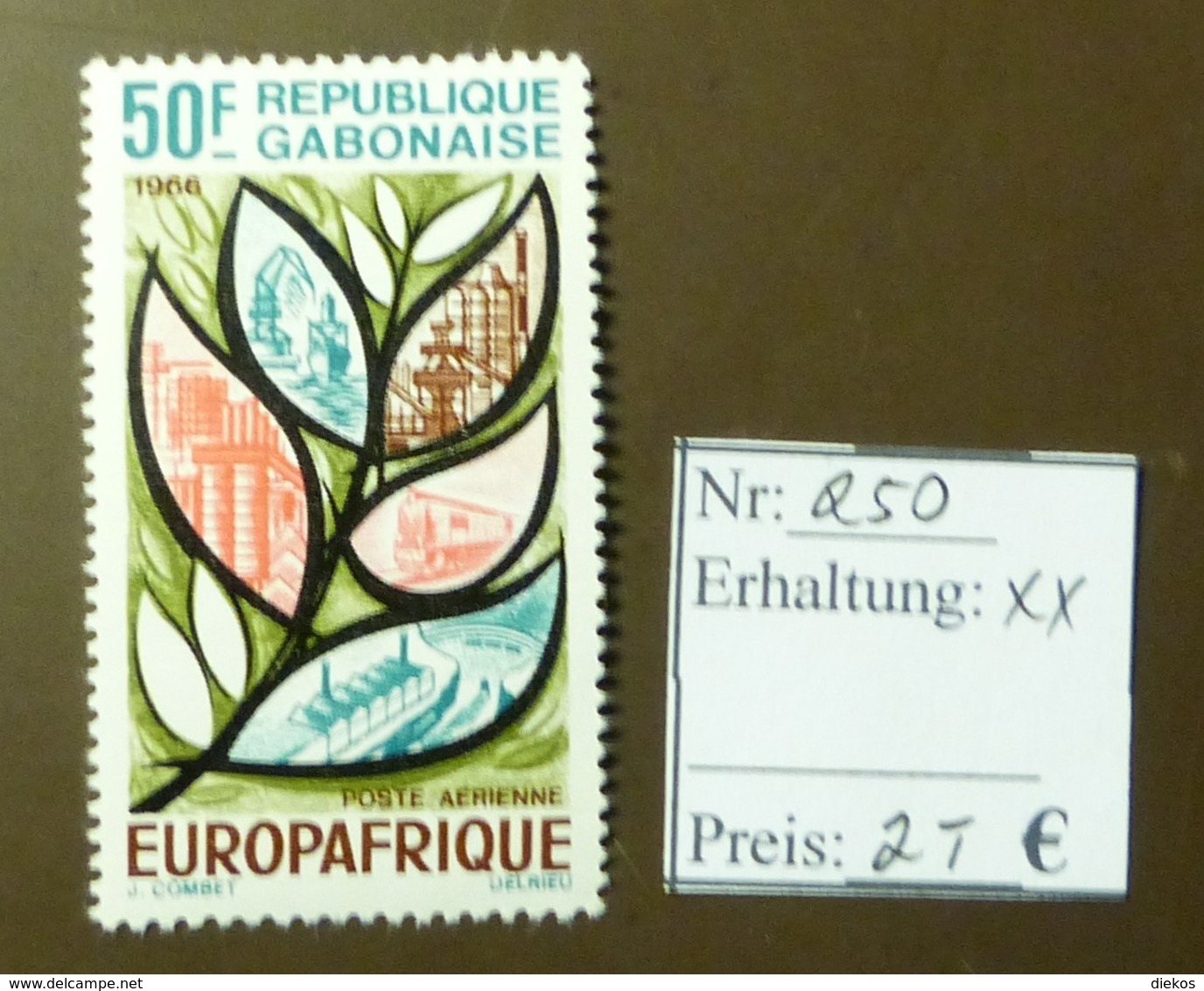 Gabunaise  Europafrique Europa  MiNr: 250  Postfrisch ** MNH     #4908 - Gabon (1960-...)